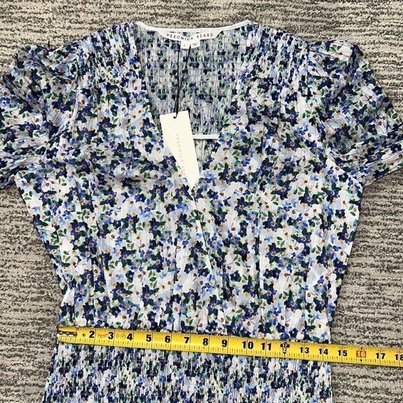 NWT Veronica Beard Darrah Dress Cobalt Multi Size 6 - Picture 11 of 15